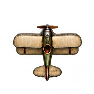 Camel / SPAD-inspired biplane